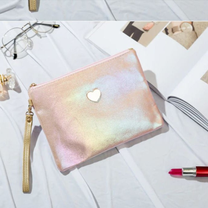 Mystic Pink Makeup Bag/Clutch