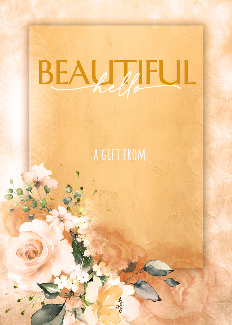 Hello Beautiful Vintage Gift Card