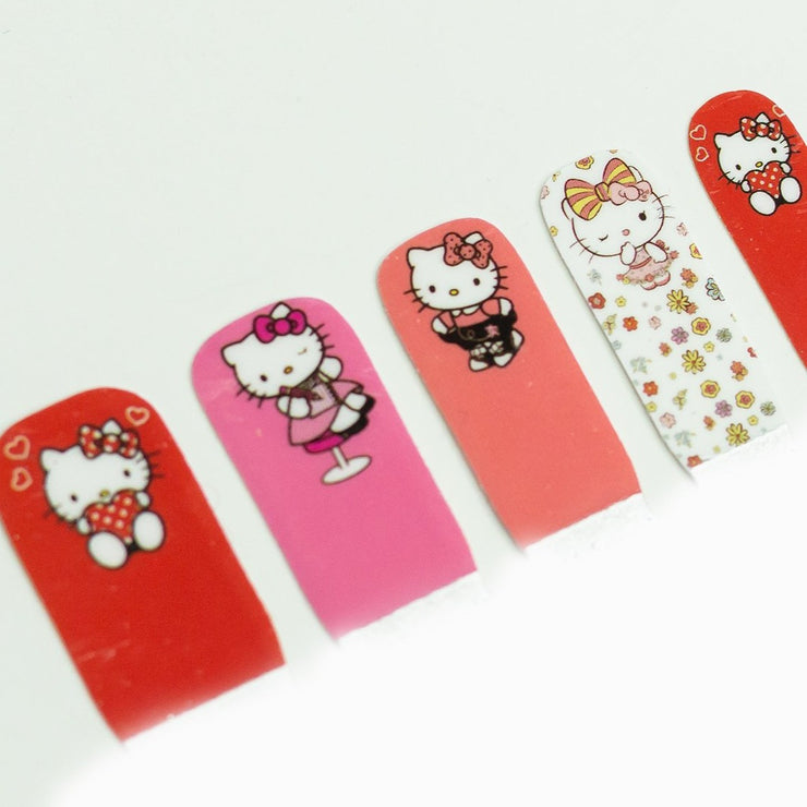 Hello Kitty Strawberry Girls Nail Wraps