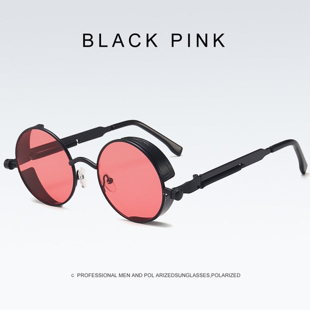 Carly Steampunk Retro Sunglasses